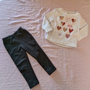 Sweatshirt outfit 2t